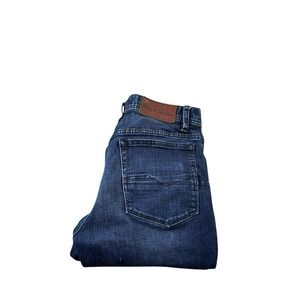 Robert Graham Blue Kipling Straight Fit Jeans Size 30x30